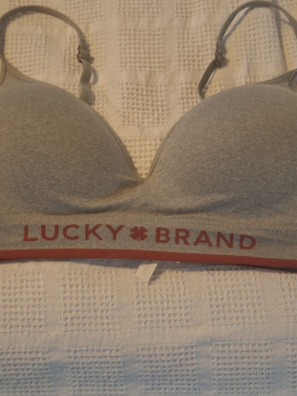 Lucky Brand Women's Grey Padded Bralette
